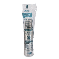 Ultra Clear PET Cups, Tall, 10 oz, Plastic, 50/Bag, 20 Bags/