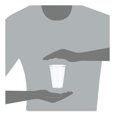 Ultra Clear PET Cups, Tall, 10 oz, Plastic, 50/Bag, 20 Bags/