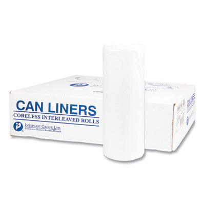 High-Density Commercial Can Liner Value Pack, 33 gal, 14 mic