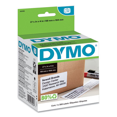 Labelwriter Shipping Labels, 2.31" X 4", White, 300 Labels/r