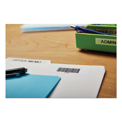 Labelwriter Bar Code Labels, 0.75" X 2.5", White, 450 Labels