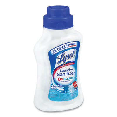 Laundry Sanitizer, Liquid, Crisp Linen Scent, 41 oz, 6/Carto