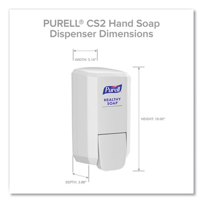 Cs2 Hand Sanitizer Dispenser, 1,000 Ml, 5.14 X 3.83 X 10, Wh