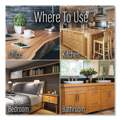 Oil, Furniture, Fresh Lemon Scent, 16 oz Bottle, 6/Carton