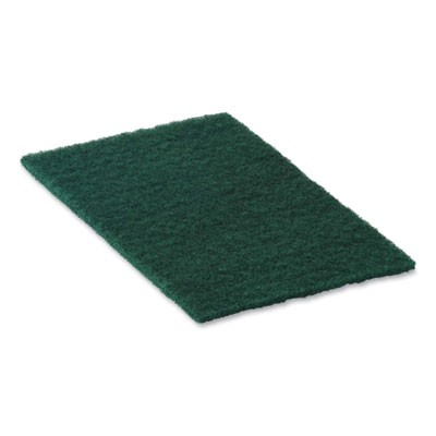 90-96 Medium Duty Hand Cleaning Pad, 6" x 9", Green, 60/Cart