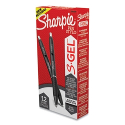 S-Gel High-Performance Gel Pen, Retractable, Bold 1 Mm, Blac