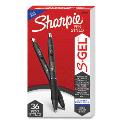 S-Gel High-Performance Gel Pen, Retractable, Bold 1 Mm, Blue