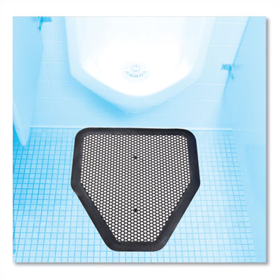 Deo-Gard Disposable Urinal Mat, Shield-Shaped, Fresh Mountai