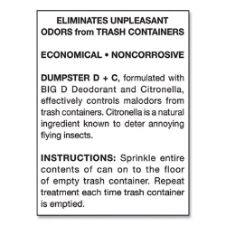 Dumpster D Plus C, 25 lbs Bucket