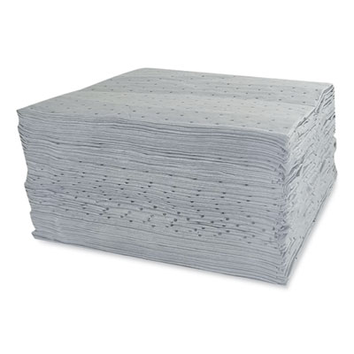 Taskbrand All Sorb Industrial Sorbent Pad, 0.24 Gal, 15 X 18