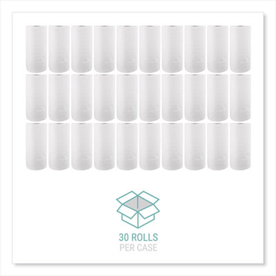 Kitchen Roll Towels, 2-Ply, 11 x 8.8, White, 100/Roll, 30 Ro