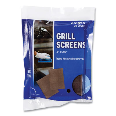Griddle Screen, Aluminum Oxide, 4 X 5.5, Brown, 20/pack, 10