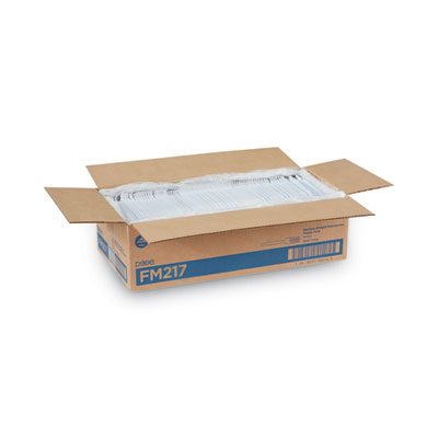 Plastic Cutlery, Heavy Mediumweight Fork, White, 1,000/Carto