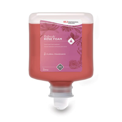 Refresh Foaming Hand Soap Manual Cartridge Refill, Rose Scen