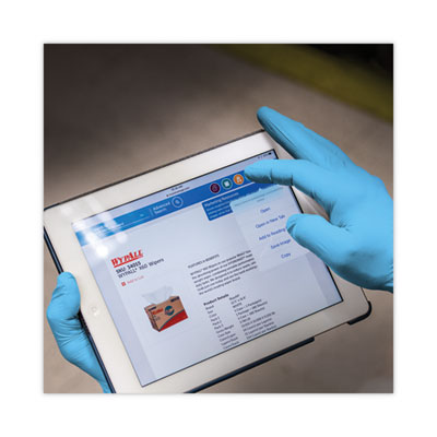 G10 Comfort Plus Blue Nitrile Gloves, Powder-Free, X-Large,
