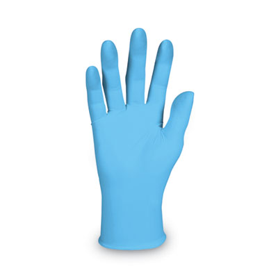 G10 Comfort Plus Blue Nitrile Gloves, Powder-Free, Medium, 4