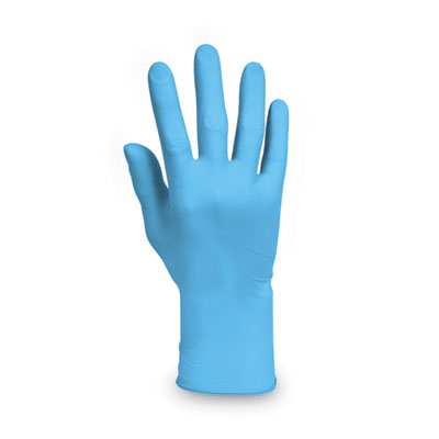 G10 Comfort Plus Blue Nitrile Gloves, Powder-Free, Large, 4