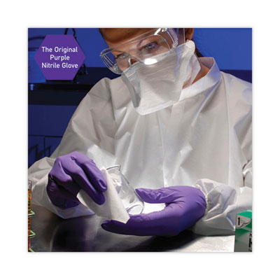PURPLE NITRILE Exam Gloves, Powder-Free, X-Large, 6 mil Thic