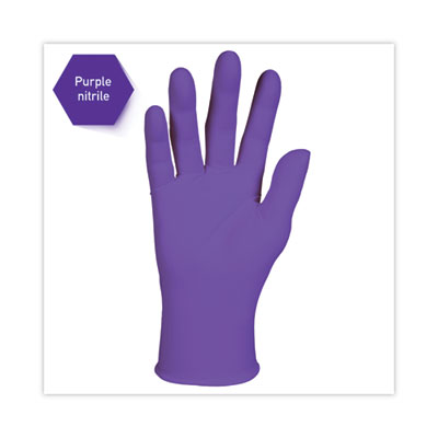 PURPLE NITRILE Exam Gloves, Powder-Free, X-Large, 6 mil Thic
