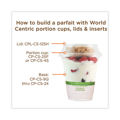 PLA Clear Cold Cups, 20 oz, Plastic, Clear, 1,000/Carton