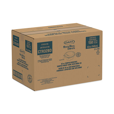 SafeSeal Tamper-Resistant, Tamper-Evident Bowls with Dome Li
