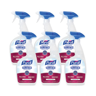 Foodservice Surface Sanitizer, Fragrance-Free, 32 oz Capped