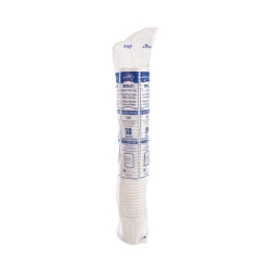 Single-Sided Poly Paper Hot Cups, 10 Oz, White, 1,000/carton