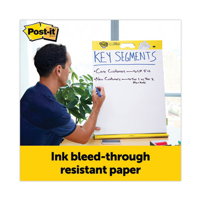 Pad Plus Self-Stick Tabletop Easel Pad with Dry Erase Board,