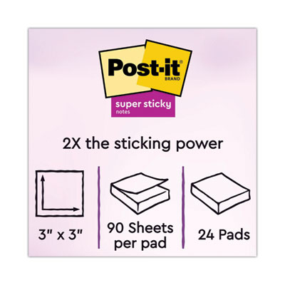 Pads in Canary Yellow, Cabinet Pack, 3" x 3", 90 Sheets/Pad,