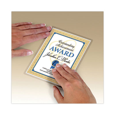 Self-Sealing Laminating Pouches, 9.5 Mil, 9" X 11.5", Gloss