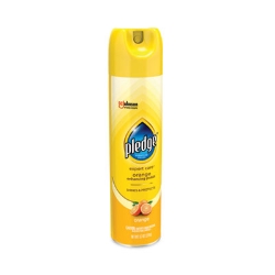 Furniture Polish, Orange Scent, 9.7 oz Aerosol Spray, 6/Cart