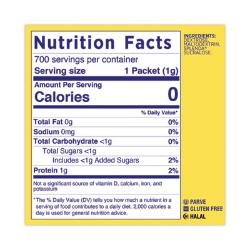 No Calorie Sweetener, 1 g Packet, 700/Box