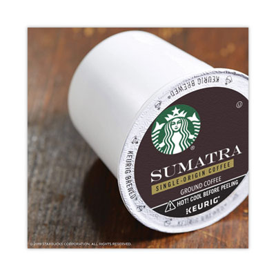 Sumatra Coffee K-Cups, Sumatra, 0.4 oz K-Cup, 96/Box