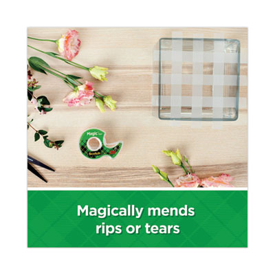 Magic Tape Value Pack, 1" Core, 0.75" X 83.33 Ft, Clear, 10/