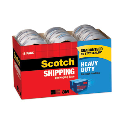 3850 Heavy-Duty Packaging Tape Cabinet Pack, 3" Core, 1.88"