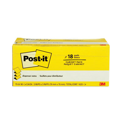 Original Canary Yellow Pop-up Refill Cabinet Pack, 3" x 3",