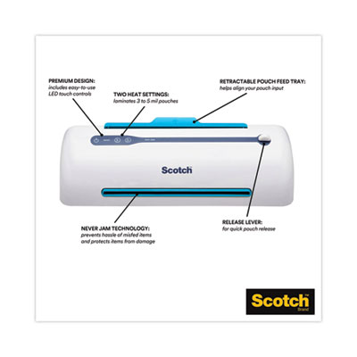 Pro 9" Thermal Laminator, 9" Max Document Width, 5 Mil Max D