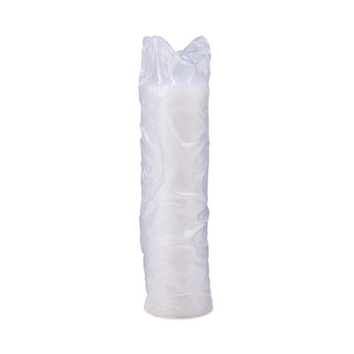Lift n' Lock Plastic Hot Cup Lids, With Straw Slot, Fits 10