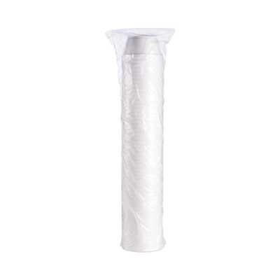 Foam Container, Extra Squat, 8 oz, White, 1,000/Carton