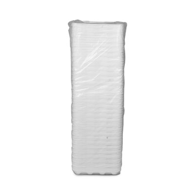Meat Tray, #4D, 9.5 x 7 x 1.25, White, Foam, 500/Carton