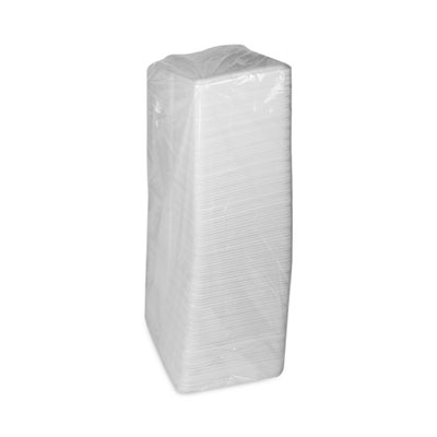 Supermarket Tray, #8S, 10 x 8 x 0.65, White, Foam, 500/Carto