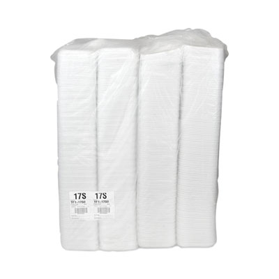 Supermarket Tray, #17, 8.3 x 4.8 x 0.65, White, Foam, 1,000/