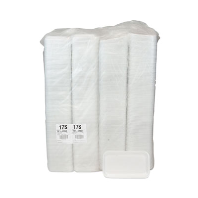 Supermarket Tray, #17, 8.3 x 4.8 x 0.65, White, Foam, 1,000/