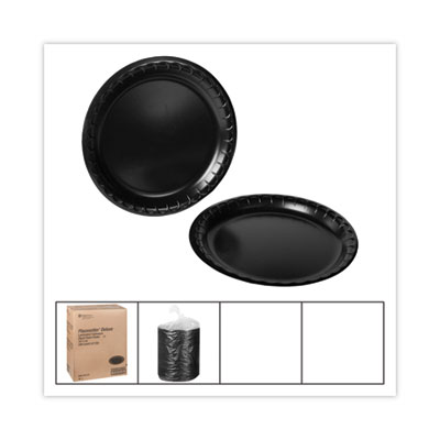 Placesetter Deluxe Laminated Foam Dinnerware, Plate, 10.25"