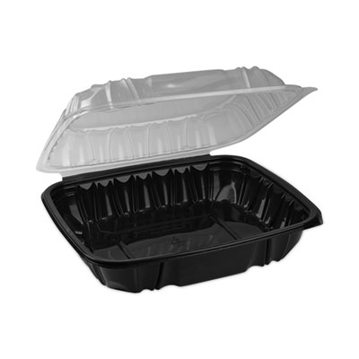EarthChoice Vented Dual Color Microwavable Hinged Lid Contai