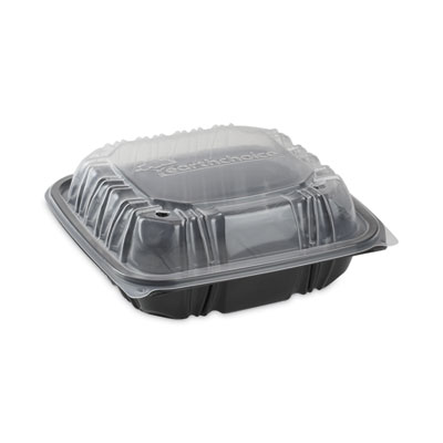 EarthChoice Vented Dual Color Microwavable Hinged Lid Contai