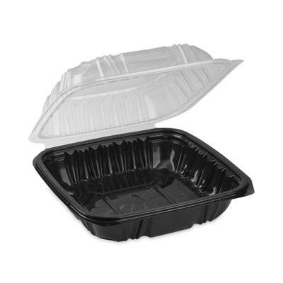 EarthChoice Vented Dual Color Microwavable Hinged Lid Contai