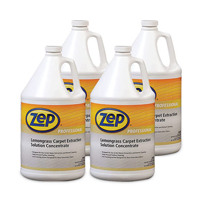 Carpet Extraction Cleaner, Lemongrass Scent, 1 gal Bottle, 4