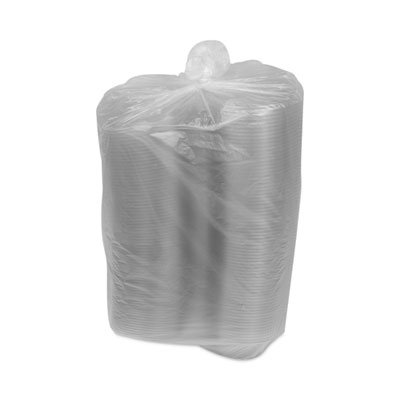EarthChoice Recycled PET Hinged Container, 24 oz, 7.37 x 5.8