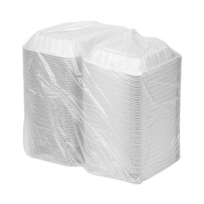 EarthChoice Vented Microwavable MFPP Hinged Lid Container, 8